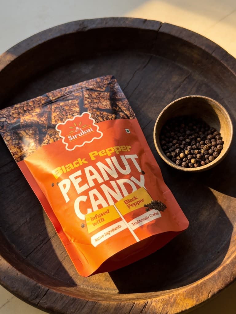Black Pepper Peanut Candy